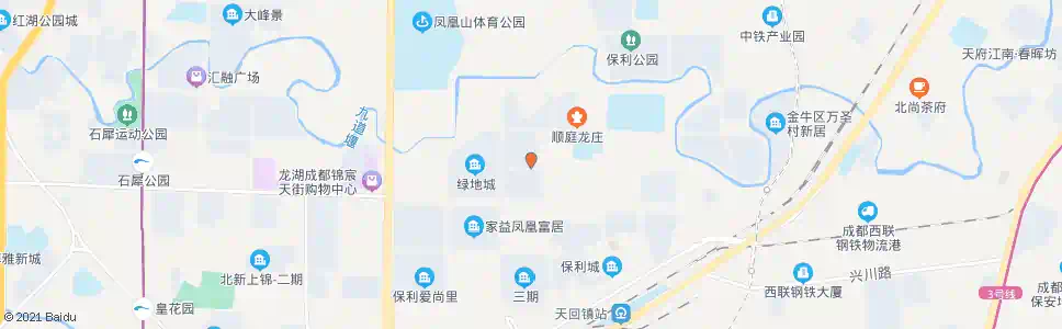 成都北延新居A区南大门_公交站地图_成都公交_妙搜公交查询2024