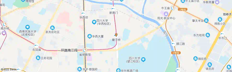 成都磨子桥_公交站地图_成都公交_妙搜公交查询2024