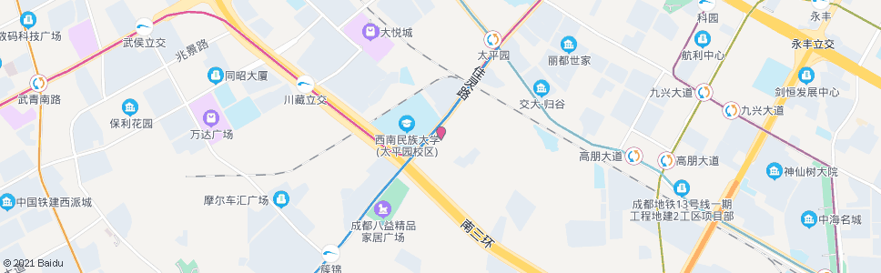 成都南桥二路_公交站地图_成都公交_妙搜公交查询2024