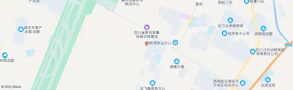 成都双华场_公交站地图_成都公交_妙搜公交查询2024