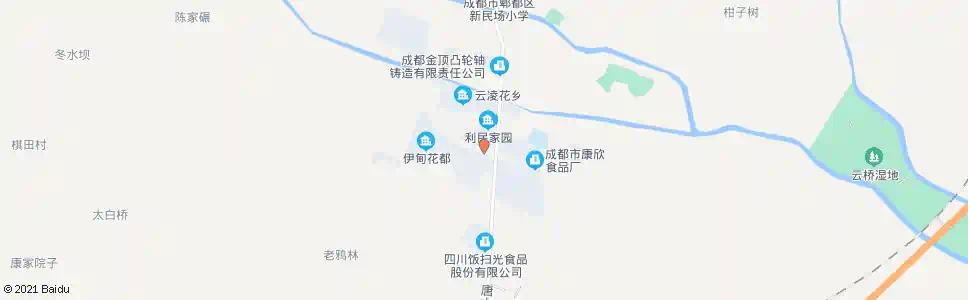 成都新民场_公交站地图_成都公交_妙搜公交查询2024