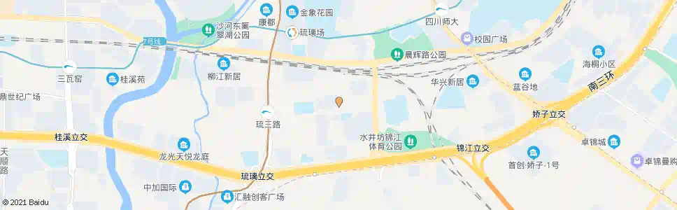 成都经天中路_公交站地图_成都公交_妙搜公交查询2024