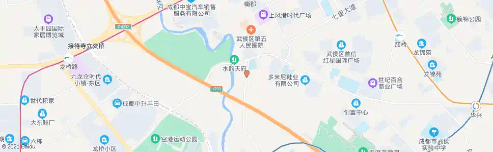 成都金航路北_公交站地图_成都公交_妙搜公交查询2024