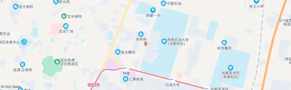 成都思学园_公交站地图_成都公交_妙搜公交查询2024