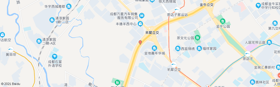 成都西三环路四段内侧_公交站地图_成都公交_妙搜公交查询2024