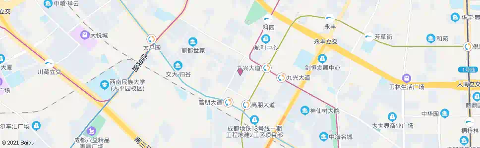 成都科园三路_公交站地图_成都公交_妙搜公交查询2024