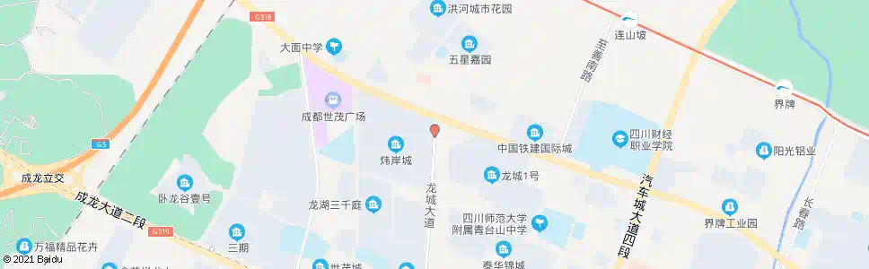 成都龙城一号_公交站地图_成都公交_妙搜公交查询2024