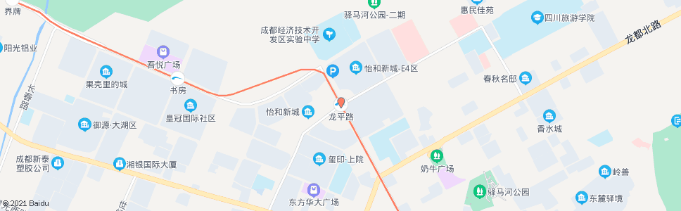 成都地铁龙平路站_公交站地图_成都公交_妙搜公交查询2024