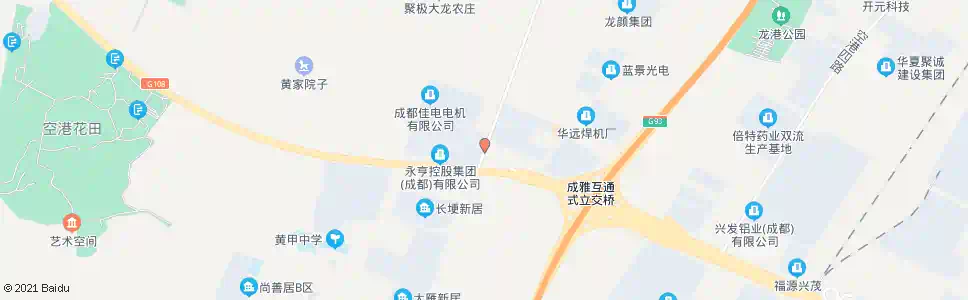 成都西航港大道牧华路口_公交站地图_成都公交_妙搜公交查询2024