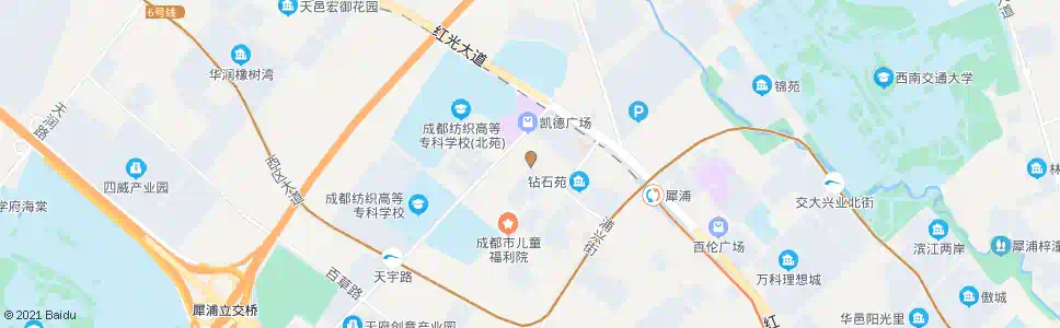 成都珠江路口_公交站地图_成都公交_妙搜公交查询2024