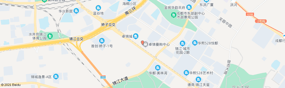 成都枫树街口_公交站地图_成都公交_妙搜公交查询2024