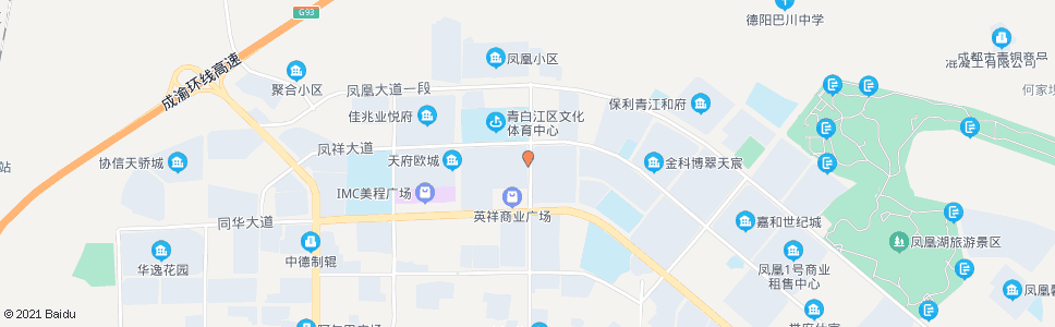 成都北城映像_公交站地图_成都公交_妙搜公交查询2024