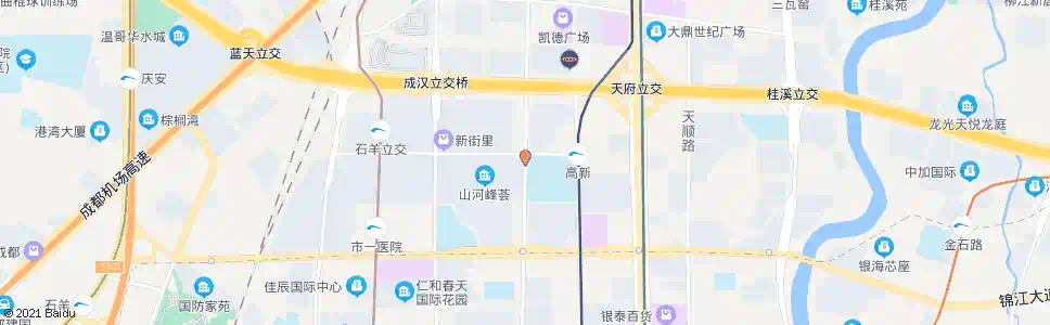 成都益州大道北段_公交站地图_成都公交_妙搜公交查询2024