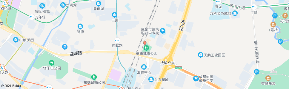 成都杨柳店_公交站地图_成都公交_妙搜公交查询2024