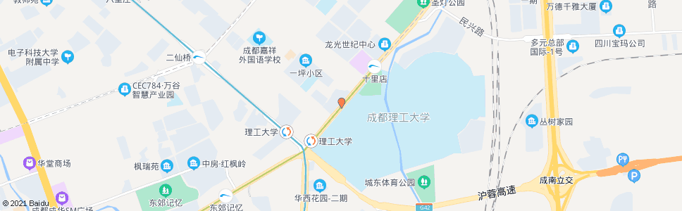 成都成华大道三段_公交站地图_成都公交_妙搜公交查询2024