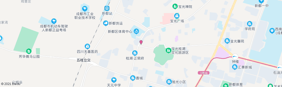 成都桂湖河畔三期_公交站地图_成都公交_妙搜公交查询2024