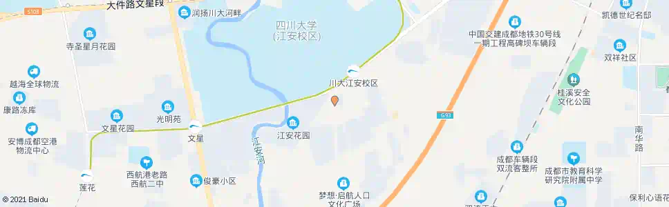 成都川大南路口_公交站地图_成都公交_妙搜公交查询2024