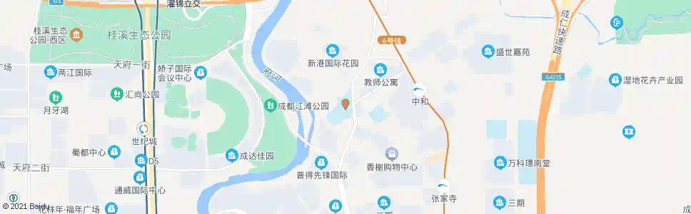 成都中和中学_公交站地图_成都公交_妙搜公交查询2024