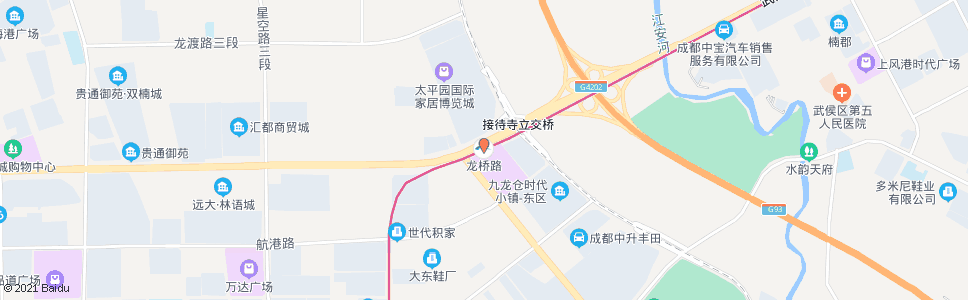 成都龙桥站_公交站地图_成都公交_妙搜公交查询2024