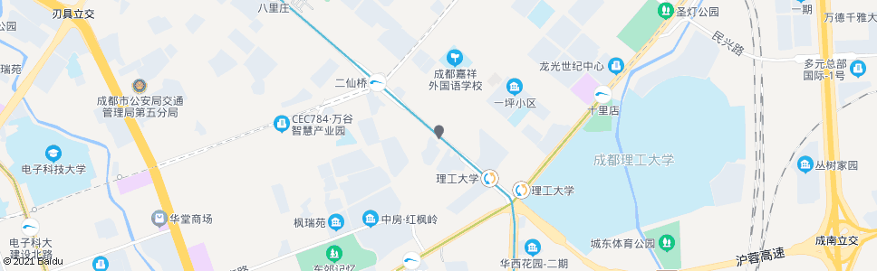成都二仙桥东路_公交站地图_成都公交_妙搜公交查询2024