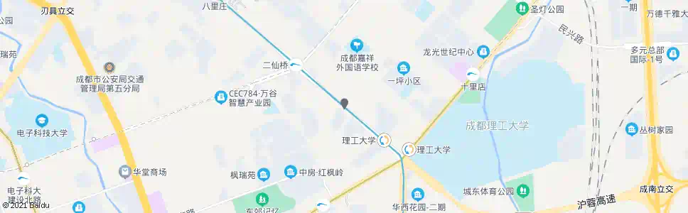 成都二仙桥东路_公交站地图_成都公交_妙搜公交查询2024