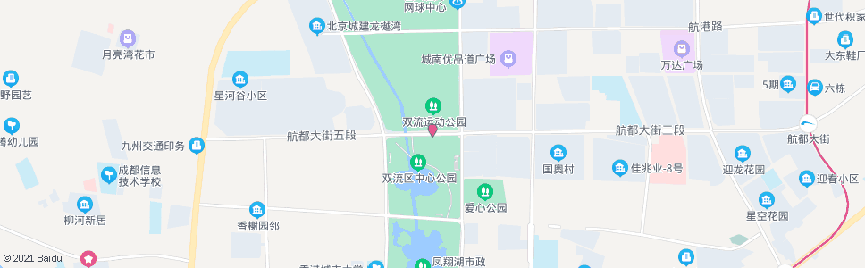 成都新城运动公园_公交站地图_成都公交_妙搜公交查询2024