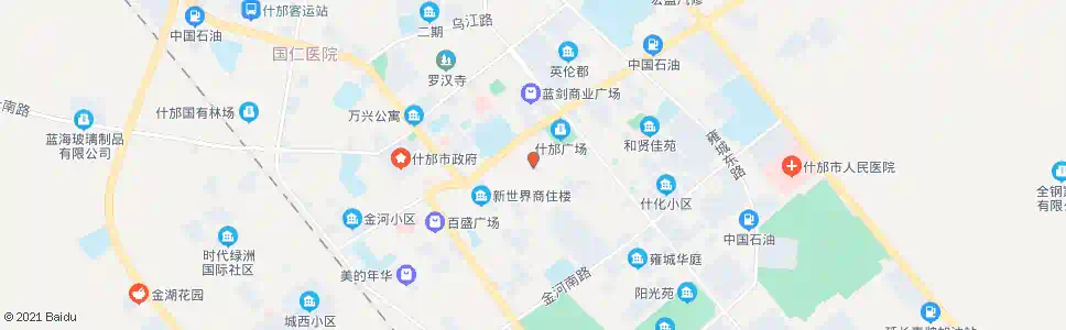 德阳陵园市场_公交站地图_德阳公交_妙搜公交查询2024