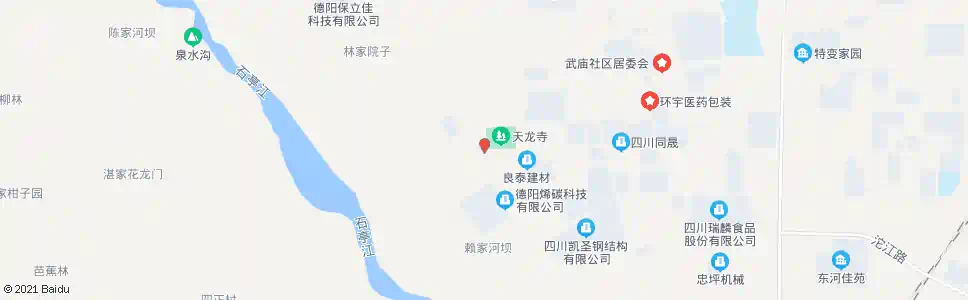 德阳天龙寺_公交站地图_德阳公交_妙搜公交查询2024