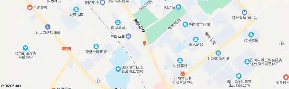 德阳宜园宾馆_公交站地图_德阳公交_妙搜公交查询2024