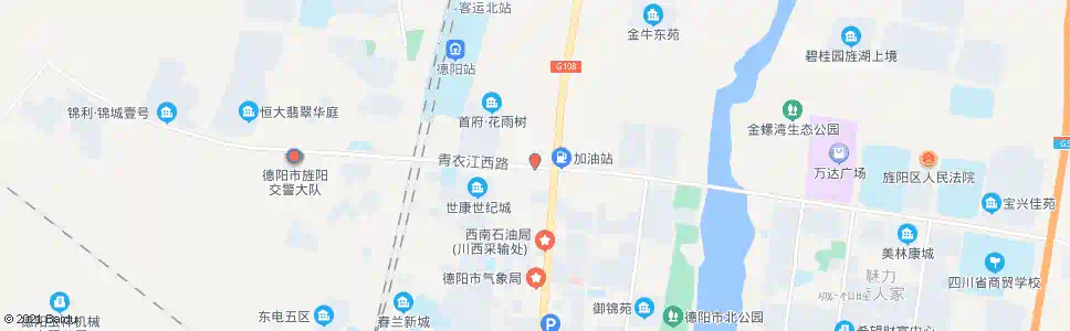 德阳青衣江路_公交站地图_德阳公交_妙搜公交查询2024