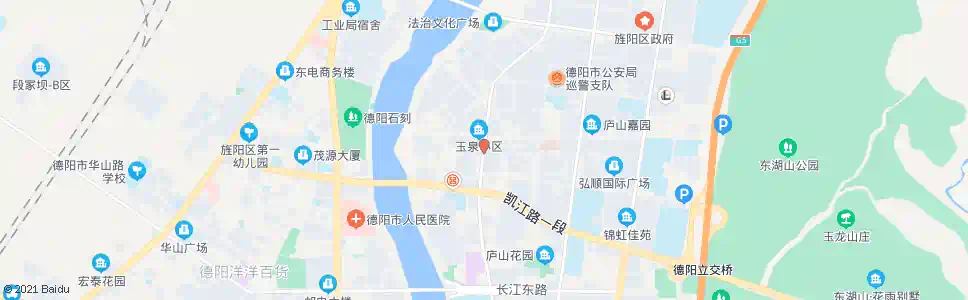 德阳玉泉小区_公交站地图_德阳公交_妙搜公交查询2024