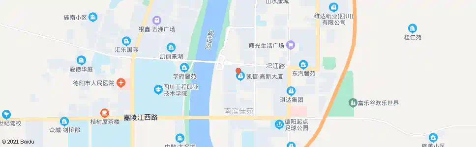 德阳天籁福小区_公交站地图_德阳公交_妙搜公交查询2024