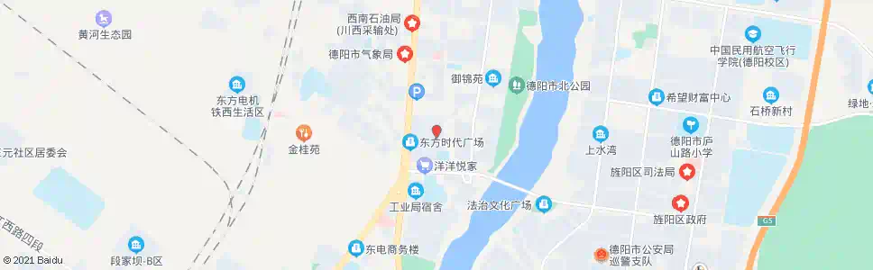 德阳东电一区南_公交站地图_德阳公交_妙搜公交查询2024