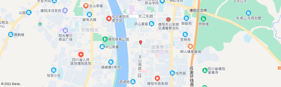 德阳财政宿舍_公交站地图_德阳公交_妙搜公交查询2024