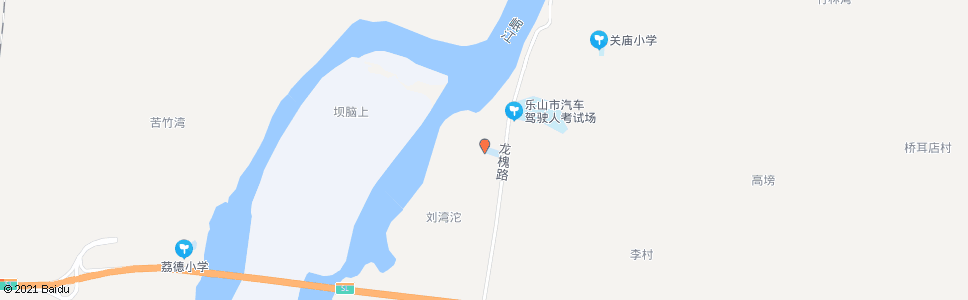 乐山建国村_公交站地图_乐山公交_妙搜公交查询2024