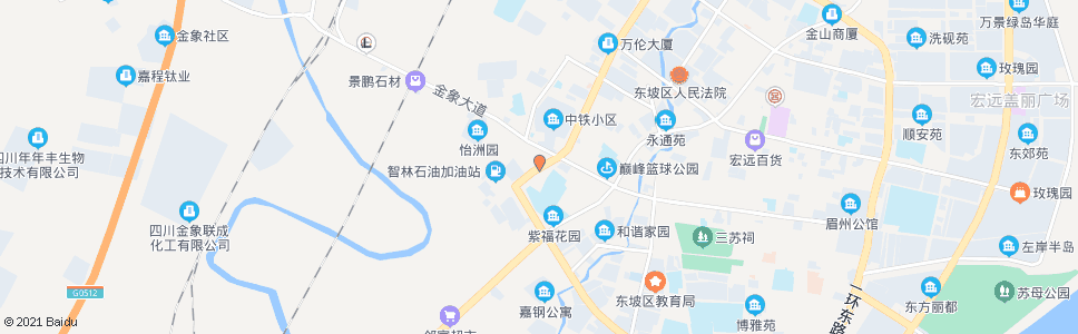 眉山一环西路_公交站地图_眉山公交_妙搜公交查询2024