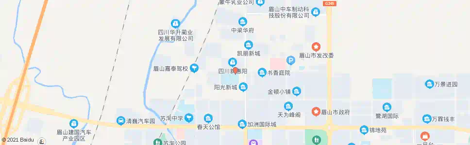 眉山科技校_公交站地图_眉山公交_妙搜公交查询2024