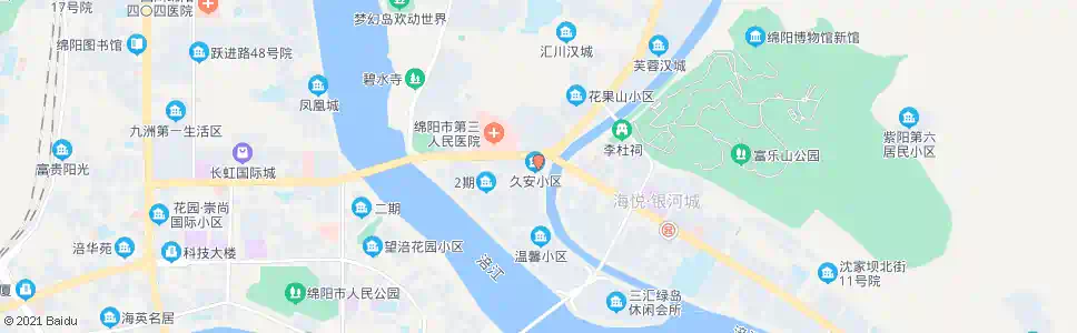 绵阳芙蓉溪路_公交站地图_绵阳公交_妙搜公交查询2024