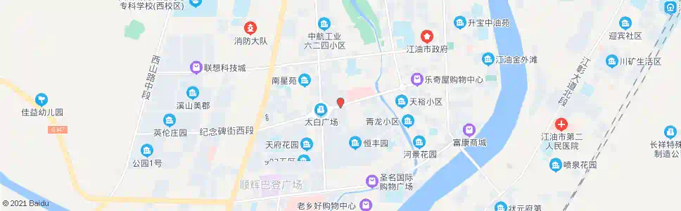 绵阳江油口腔医院_公交站地图_绵阳公交_妙搜公交查询2024