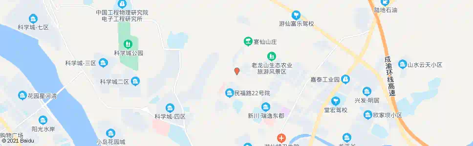 绵阳老龙山广场_公交站地图_绵阳公交_妙搜公交查询2024