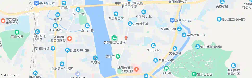 绵阳绵山路_公交站地图_绵阳公交_妙搜公交查询2024