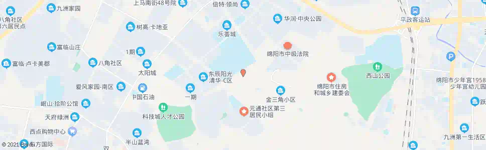 绵阳新庙一路_公交站地图_绵阳公交_妙搜公交查询2024