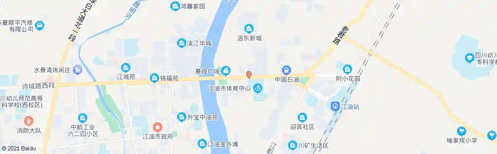 绵阳体育馆_公交站地图_绵阳公交_妙搜公交查询2024