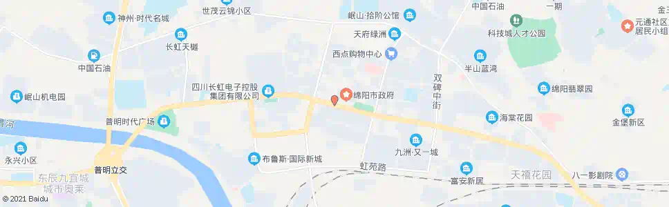 绵阳公交大厦_公交站地图_绵阳公交_妙搜公交查询2024