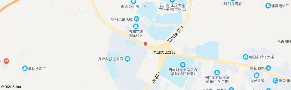 绵阳科技园_公交站地图_绵阳公交_妙搜公交查询2024