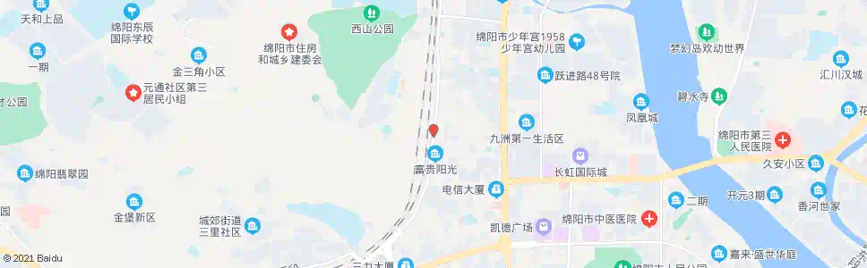 绵阳先锋路口_公交站地图_绵阳公交_妙搜公交查询2024