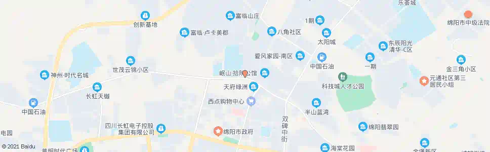 绵阳黄家祠_公交站地图_绵阳公交_妙搜公交查询2024