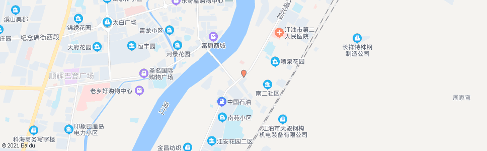 绵阳长钢南二区市场_公交站地图_绵阳公交_妙搜公交查询2024