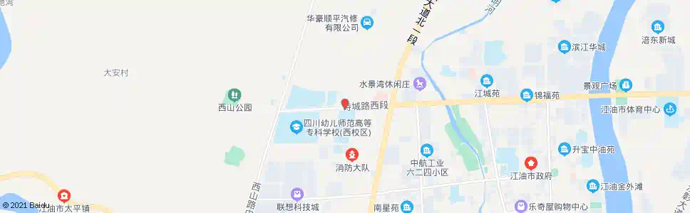 绵阳中坝职中_公交站地图_绵阳公交_妙搜公交查询2024