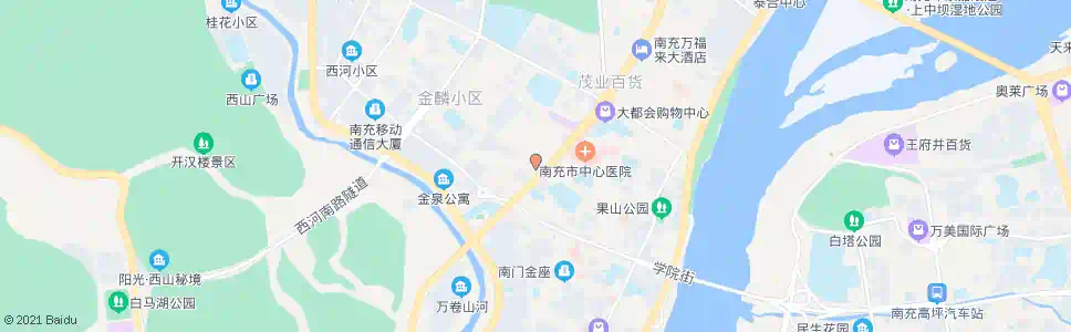 南充小西门_公交站地图_南充公交_妙搜公交查询2024